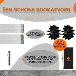 Schoorsteenveegset - 8 Meter - 2 Borstelkoppen - Professioneel - Schoorsteen Borstel - Veegkit - Haardset Voor Houtkachel - Flexibel - Schoorsteenveger - Pelletkachel Accessoires - Schoorsteen Reiniger - Geschikt Voor Boormachines 16 Schoorsteenveegset - 8 Meter - 2 Borstelkoppen - Professioneel - Schoorsteen Borstel - Veegkit - Haardset Voor Houtkachel - Flexibel - Schoorsteenveger - Pelletkachel Accessoires - Schoorsteen Reiniger - Geschikt Voor Boormachines -Huishoudelijke Artikelen Winkel 1200x1200 528