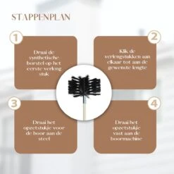 Waay Lifestyle Schoorsteenveegset - Schoorsteenborstel 6 Meter - Schoorsteenreiniger - Schrobborstels - Schoorsteenveger - Flexibele Steel - Geschikt Voor Boormachine - Wit -Huishoudelijke Artikelen Winkel 1200x1200 567