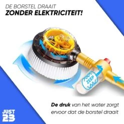 JUST23 Telescopische Autowasborstel – Schrobber Met Steel – Velgenborstel - Autowasset Met Zeep - Roterende Schoonmaakborstel - Multifunctionele Wasborstel -Huishoudelijke Artikelen Winkel 1200x1200 586