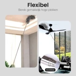 Plumeau Uitschuifbaar Tot 280cm - RVS - Telescopisch - Plumeau Met Telescoopsteel - 360° Flexibel 17 Plumeau Uitschuifbaar Tot 280cm - RVS - Telescopisch - Plumeau Met Telescoopsteel - 360° Flexibel -Huishoudelijke Artikelen Winkel 1200x1200 638