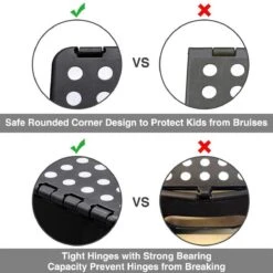 Buxibo - Kruk - Krukje - Keukentrap - Keukentrapje - Opvouwbaar Trapje - Keuken/Badkamer/Schuur Trapje - 29 X 24 X 40cm -Huishoudelijke Artikelen Winkel 1200x1200 663