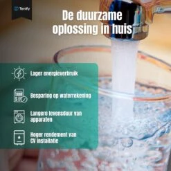 Tenify Magnetische Waterontharder - 7800 Gauss - Douche Filter - Waterverzachter - Waterontkalker - Antikalk Magneet - Waterleiding - Kalkaanslag -Huishoudelijke Artikelen Winkel 1200x1200 741