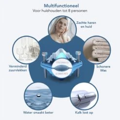 KIMO DIRECT Waterontharder Met 6 Teststrips - Waterontharder - Huishouden Tot 6 Personen - Waterfilter - 7500 Gauss - Blauw -Huishoudelijke Artikelen Winkel 1200x1200 752