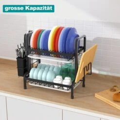 Dish Drying Rack Drainer Afdruiprek Metaal Afvoerafdruiprek Met Druppelbak Black Decker Droogrek Zwart Afdruiprek Brabantiaafdruiprek Metaal Muur -Huishoudelijke Artikelen Winkel 1200x1200 900