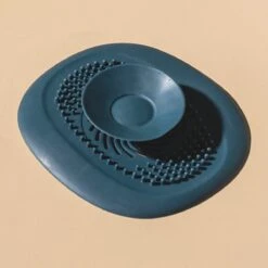 Heuts Goods - Gootsteenzeef - Gootsteenstop - Afvoerzeef - Afvoerstop - Spoelbal - Bad - Douchebak - Keuken - Wasbak - Badkuip - Siliconen - Donkerblauw -Huishoudelijke Artikelen Winkel 1200x1200 932