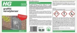 HG Graffitiverwijderaar - 600ml - Krachtig En Veilig - Biologisch Afbreekbaar -Huishoudelijke Artikelen Winkel 1200x513
