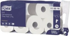 Tork Traditioneel Toiletpapier 3-laags Wit 250 Vel T4 Premium -Huishoudelijke Artikelen Winkel 1200x617