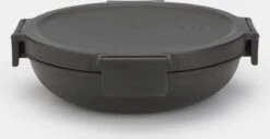 Brabantia Make & Take Lunchkom - 1 L - Kunststof - Dark Grey -Huishoudelijke Artikelen Winkel 1200x619 1