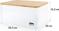 Oklahoma Broodtrommel Metaal 35,5x15,5x23 Cm Bamboe Deksel Snijplank 15 Oklahoma Broodtrommel Metaal 35,5x15,5x23 Cm Bamboe Deksel Snijplank -Huishoudelijke Artikelen Winkel 1200x628 1