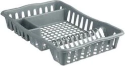 Merkloos Decopatent® Afdruiprek Voor Afwas - Afdruiprekje Met Lekbak - Kunststof Afdruipmat - Afwassen Borden & Bestek - 32.5x49x9 - Grijs -Huishoudelijke Artikelen Winkel 1200x637