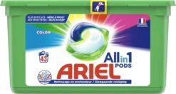 Ariel All In 1 Wasmiddel Pods Kleur Color - 3x43 Wasbeurten - Voordeelverpakking -Huishoudelijke Artikelen Winkel 1200x640 2