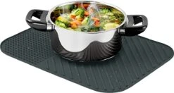 Alpina Afdruipmat - Droogmat - Siliconen - 26,5x34,5 Cm - Grijs -Huishoudelijke Artikelen Winkel 1200x642 1