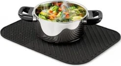 Merkloos Afdruipmat Met GRATIS Afwasborstel - Droogmat - Afdruipmat Siliconen - BPA Vrij - Afdruipmat Voor Afwas - Zwart -Huishoudelijke Artikelen Winkel 1200x655 3