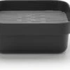 Brabantia SinkSide Afwasbak Vierkant - Met Afdruipschaal - Dark Grey -Huishoudelijke Artikelen Winkel 1200x720 1