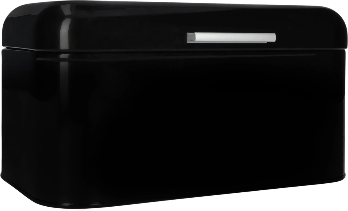 QUVIO Broodtrommel - Brooddoos - Brood Bewaren - Vershouddoos Voor Brood - Brooddoos - Klepdeksel - Scharnierdeksel - Zwart - Ijzer - 9,5 Liter Inhoud - 20 X 30 X 16 Cm 6 QUVIO Broodtrommel - Brooddoos - Brood Bewaren - Vershouddoos Voor Brood - Brooddoos - Klepdeksel - Scharnierdeksel - Zwart - Ijzer - 9,5 Liter Inhoud - 20 X 30 X 16 Cm - Afbeelding 4