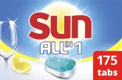 SUN® Sun All-In-1 Citroen Vaatwastabletten - 7 X 24 Tabletten - Voordeelverpakking 19 SUN® Sun All-In-1 Citroen Vaatwastabletten - 7 X 24 Tabletten - Voordeelverpakking -Huishoudelijke Artikelen Winkel 1200x786 2