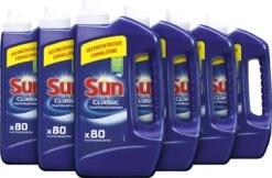 SUN® Sun Classic Normaal Vaatwaspoeder - 6 X 80 Wasbeurten - Voordeelverpakking