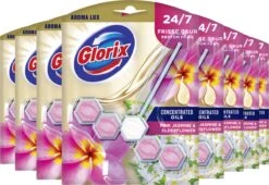 Glorix Aroma Lux Pink Jasmine & Elderflower Toiletblokken - 9 Stuks - Voordeelverpakking 15 Glorix Aroma Lux Pink Jasmine & Elderflower Toiletblokken - 9 Stuks - Voordeelverpakking -Huishoudelijke Artikelen Winkel 1200x827