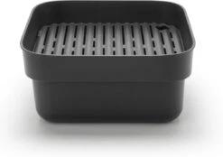 Brabantia SinkSide Afwasbak Vierkant - Met Afdruipschaal - Dark Grey -Huishoudelijke Artikelen Winkel 1200x843