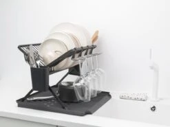 Brabantia SinkSide Afdruiprek - Inklapbaar - Dark Grey -Huishoudelijke Artikelen Winkel 1200x900 32