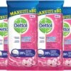 Dettol - Schoonmaakdoekjes - Power & Fresh - Kersenbloesem - 4 X 80 Stuks - Voordeelverpakking -Huishoudelijke Artikelen Winkel 1200x949