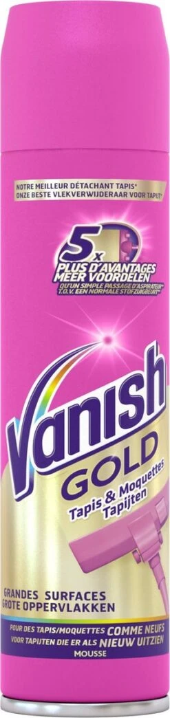 Vanish Gold Mousse Voor Tapijt Vlekkenverwijderaar - 600 Ml -Huishoudelijke Artikelen Winkel 284x1200 3