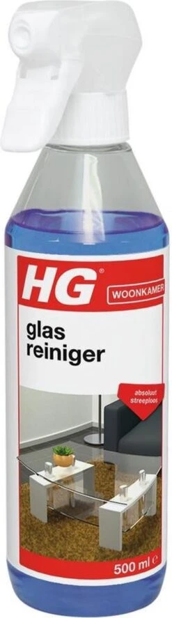 HG Glasreiniger - 500ml - 100% Streeploze Glans - Snel Droog -Huishoudelijke Artikelen Winkel 334x1200 5