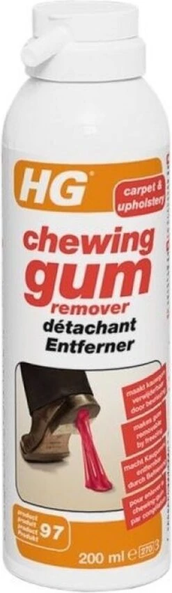 HG Chewing Gum Remover (HG Product 97) - 200ml - Bevriest Kauwgom -Huishoudelijke Artikelen Winkel 348x1200 2