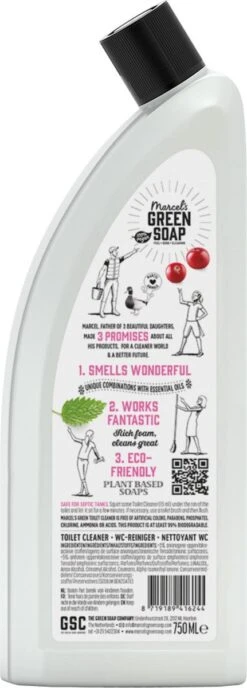 Marcel's Green Soap Toiletreiniger Patchouli & Cranberry - 6 X 750 Ml -Huishoudelijke Artikelen Winkel 431x1200