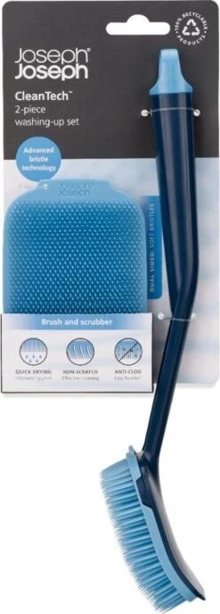 Joseph Joseph CleanTech Afwasborstel En Schrobber Set - Kunststof -Huishoudelijke Artikelen Winkel 431x1200 3