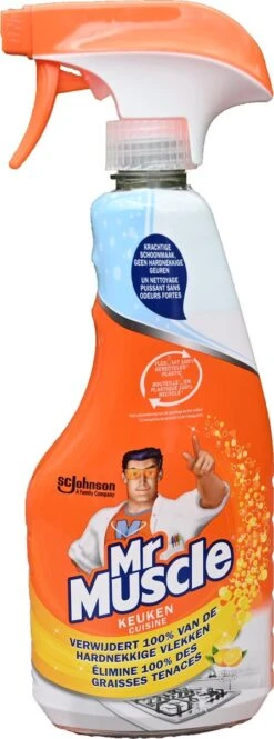 3 X Mr Muscle Keuken Reiniger Spray - Keukenreiniger - 3 X 500ml -Huishoudelijke Artikelen Winkel 446x1200