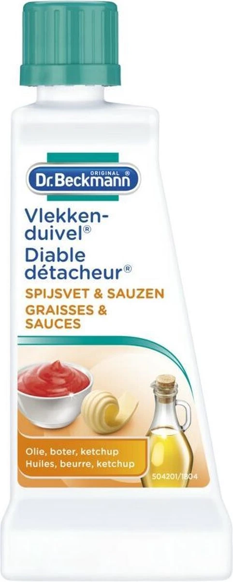 Dr. Beckmann Vlekkenduivel Spijsvet & Sauzen 50 Ml 3 Dr. Beckmann Vlekkenduivel Spijsvet & Sauzen 50 Ml