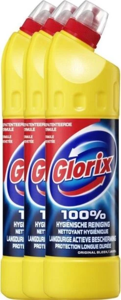 Glorix Original - 3 X 750 Ml - Bleek -Huishoudelijke Artikelen Winkel 487x1200
