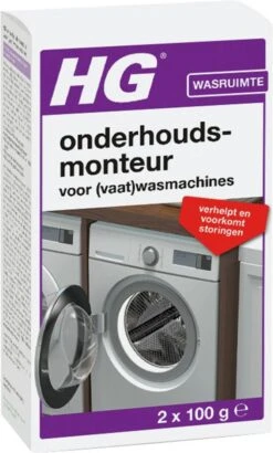 HG Onderhoudsmonteur - 2 X 100 Ml - Verhelpt En Voorkomt Storingen - Voor Een Langere Levensduur Van De Vaatwasser En Wasmachine - Biologisch Afbreekbaar -Huishoudelijke Artikelen Winkel 723x1200 2
