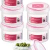 Lock&Lock Voorraadbussen - Vershoudbakjes - Bewaardozen Voedsel - Sausbakjes Met Deksel - Dressing Bakje - Kruidenpotjes - Babyvoeding Bewaarbakjes - 150 Ml - Rond - Luchtdicht - BPA Vrij - Set Van 6 Stuks -Huishoudelijke Artikelen Winkel 738x1200 2