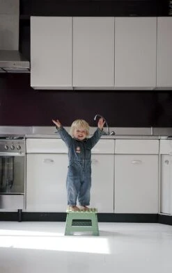 PUHLMANN - Inklapbare Kruk, JAMES, Plastic, Groen, 22 Cm Hoog, Max 100kilo -Huishoudelijke Artikelen Winkel 755x1200 1