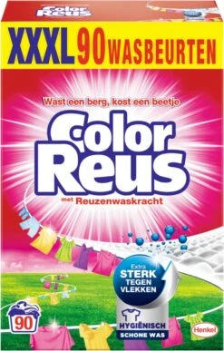 Color Reus Waspoeder Wasmiddel - Voordeelverpakking - 90 Wasbeurten -Huishoudelijke Artikelen Winkel 765x1200