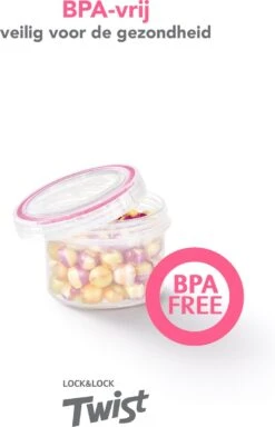 Lock&Lock Voorraadbussen - Vershoudbakjes - Bewaardozen Voedsel - Sausbakjes Met Deksel - Dressing Bakje - Kruidenpotjes - Babyvoeding Bewaarbakjes - 150 Ml - Rond - Luchtdicht - BPA Vrij - Set Van 6 Stuks -Huishoudelijke Artikelen Winkel 772x1200