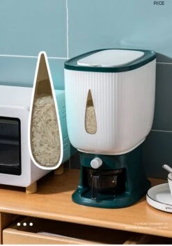 Deluqse Rijst Dispenser - Rijst Container - Grijs - Voedsel Dispenser - Rijst Opbergdoos - Rijst Bewaren - Rijst Opberg Container -Huishoudelijke Artikelen Winkel 838x1200 2
