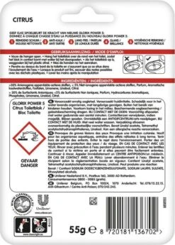 Glorix Power 5 Toiletblokken - Citroen - 9 Stuks - Voordeelverpakking -Huishoudelijke Artikelen Winkel 860x1200 1