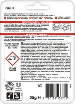 Glorix Power 5 Toiletblokken - Citroen - 7 X 2 Stuks - Voordeelverpakking -Huishoudelijke Artikelen Winkel 860x1200 2