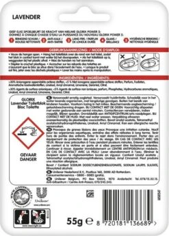 Glorix Power 5 Toiletblokken - Lavendel - 9 Stuks - Voordeelverpakking 16 Glorix Power 5 Toiletblokken - Lavendel - 9 Stuks - Voordeelverpakking -Huishoudelijke Artikelen Winkel 860x1200