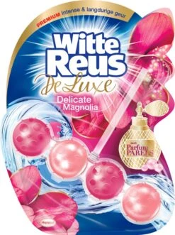 Witte Reus DeLuxe Toiletblok - Delicate Magnolia - WC Blokjes Voordeelverpakking - 10 Stuks -Huishoudelijke Artikelen Winkel 895x1200 2