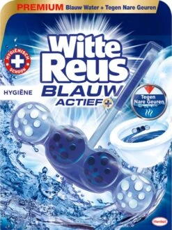 Witte Reus Blauw Actief Toiletblok - Hygiene - WC Blokjes Voordeelverpakking - 10 Stuks -Huishoudelijke Artikelen Winkel 898x1200