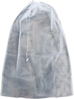 Orange85 Waszak - Groot - XL - 60 X 90 CM - Wit - Treksysteem - Trekbandsluiting - Polyester - Wasnet - Laundry Bag - Voor Kleding -Huishoudelijke Artikelen Winkel 898x1200 3