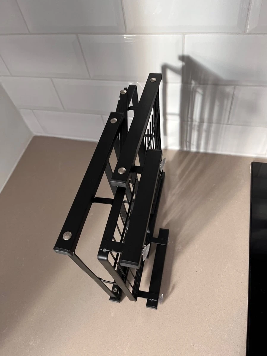 Merkloos Inklapbaar Kruidenrek - 2-laags Keukenrek - Aanrecht Organizer - Kruiden Etàgere - Staand Keukenrek 9 Merkloos Inklapbaar Kruidenrek - 2-laags Keukenrek - Aanrecht Organizer - Kruiden Etàgere - Staand Keukenrek - Afbeelding 7