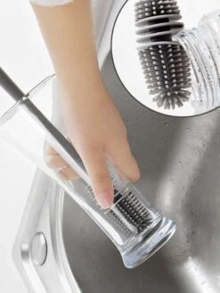 Merkloos Afwasborstel Voor Lange Glazen - Siliconenborstel Lange Glazen - Baby Flessenborstel - Duurzame Afwasborstel - Siliconen Afwasborstel -Huishoudelijke Artikelen Winkel 905x1200 1