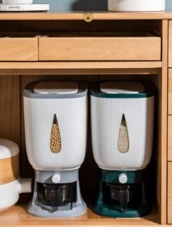 Deluqse Rijst Dispenser - Rijst Container - Grijs - Voedsel Dispenser - Rijst Opbergdoos - Rijst Bewaren - Rijst Opberg Container -Huishoudelijke Artikelen Winkel 906x1200 2