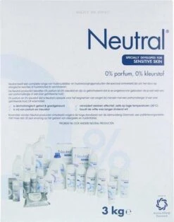 Neutral 0% Wit Parfumvrij Waspoeder - 45 Wasbeurten - Wasmiddel -Huishoudelijke Artikelen Winkel 943x1200 2
