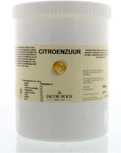 Jacob Hooy Citroenzuur Meelkristal 1 Kg -Huishoudelijke Artikelen Winkel 949x1200